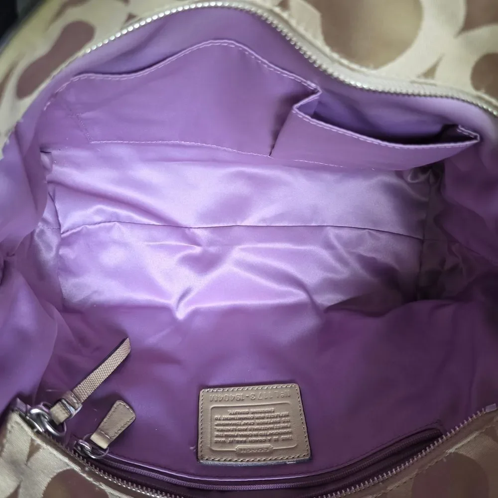 Coach Y2K Signature Tote Tan